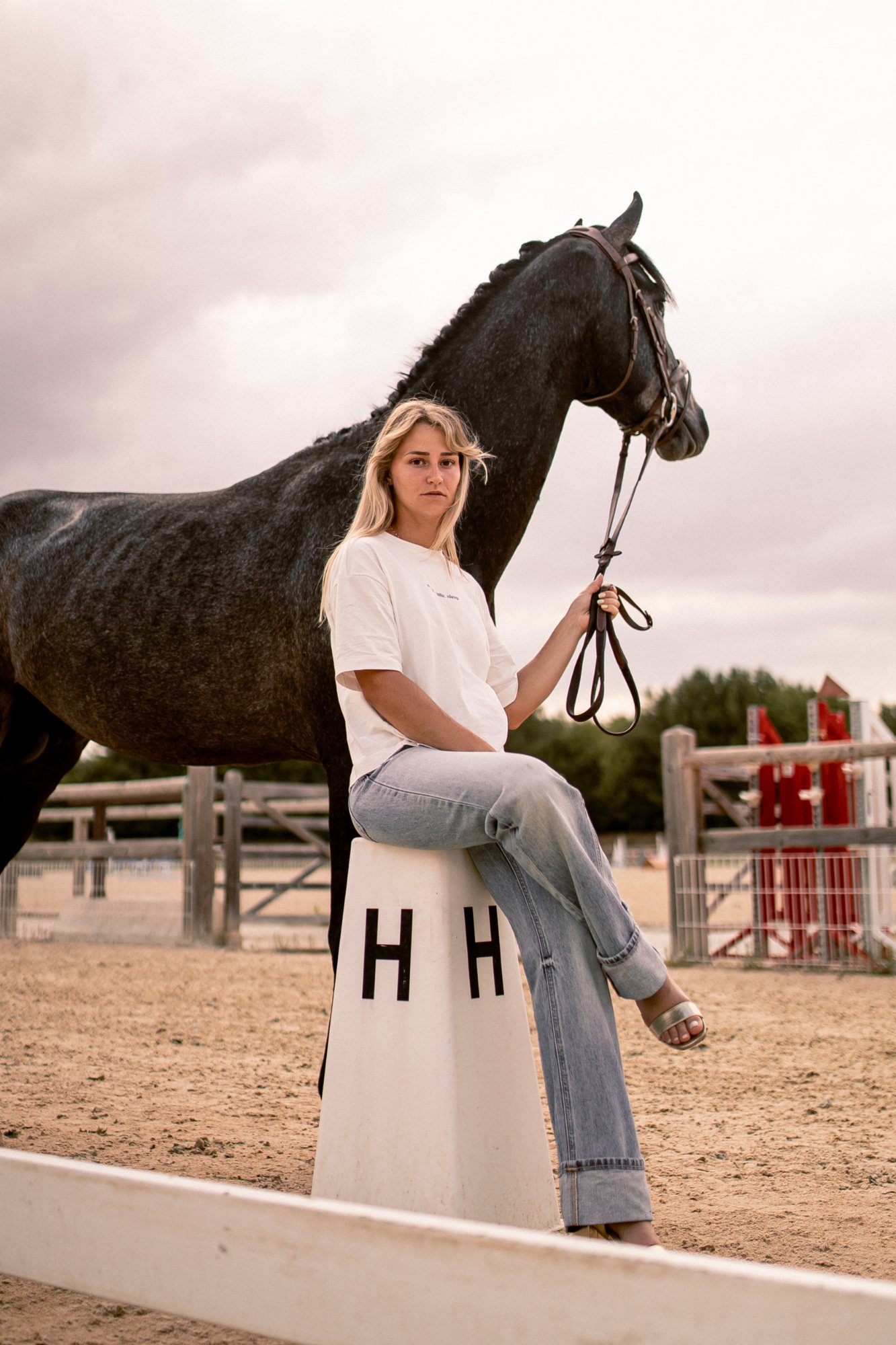 On the show jump — equestrian photography by Jon Filin, Horse, Paris
