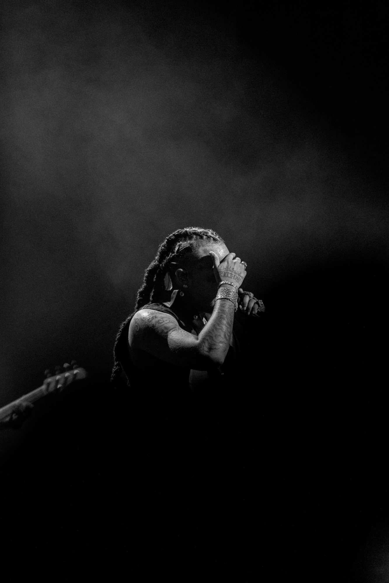 Black and white — concert photography by Jon Filin, Kalash, Olympia, Paris
